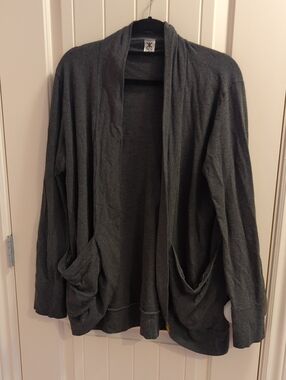 Brok Boys 🇨🇦 Small Shop Bamboo Mix Womens Sz Xl Cardigan Sweater - Dark Gray